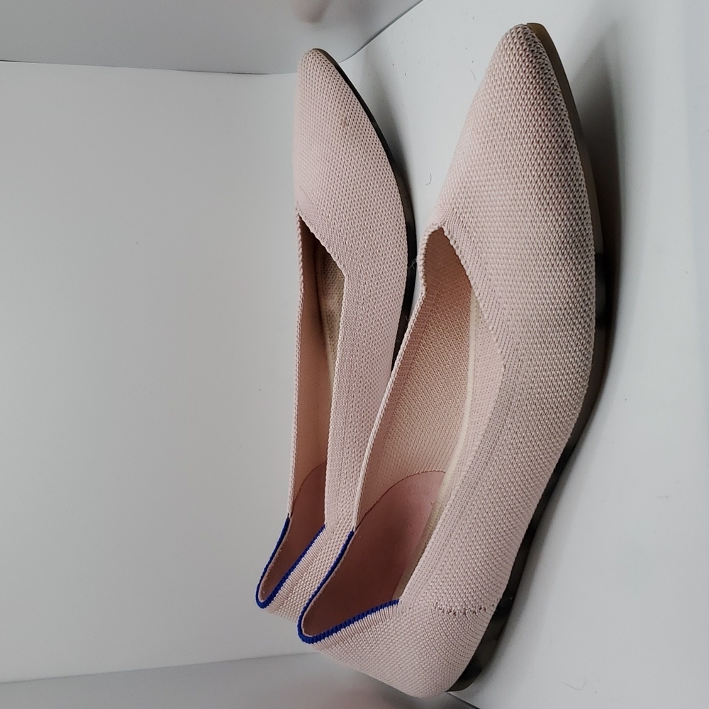 Rothy’s the point womens petal baby pink pointed toe recycled flats 9